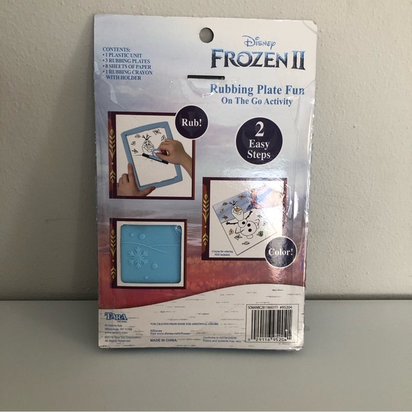Disney Frozen II Rubbing Plate Fun On The Go Activity - Picture 2 of 3